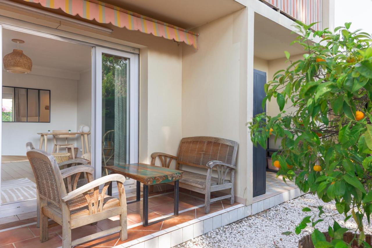 Beauvallon Plage - Magnifique T2 Avec Jardin, Proche Centre, Mer Antibes Zewnętrze zdjęcie